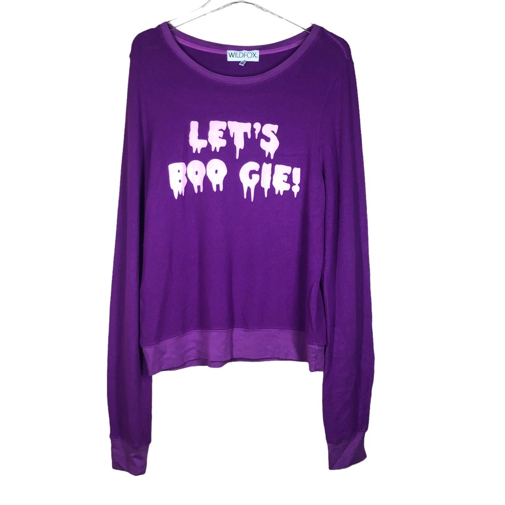 Wildfox “Let’s Get Boo Gie” Baggy Beach Jumper - Picture 2 of 7